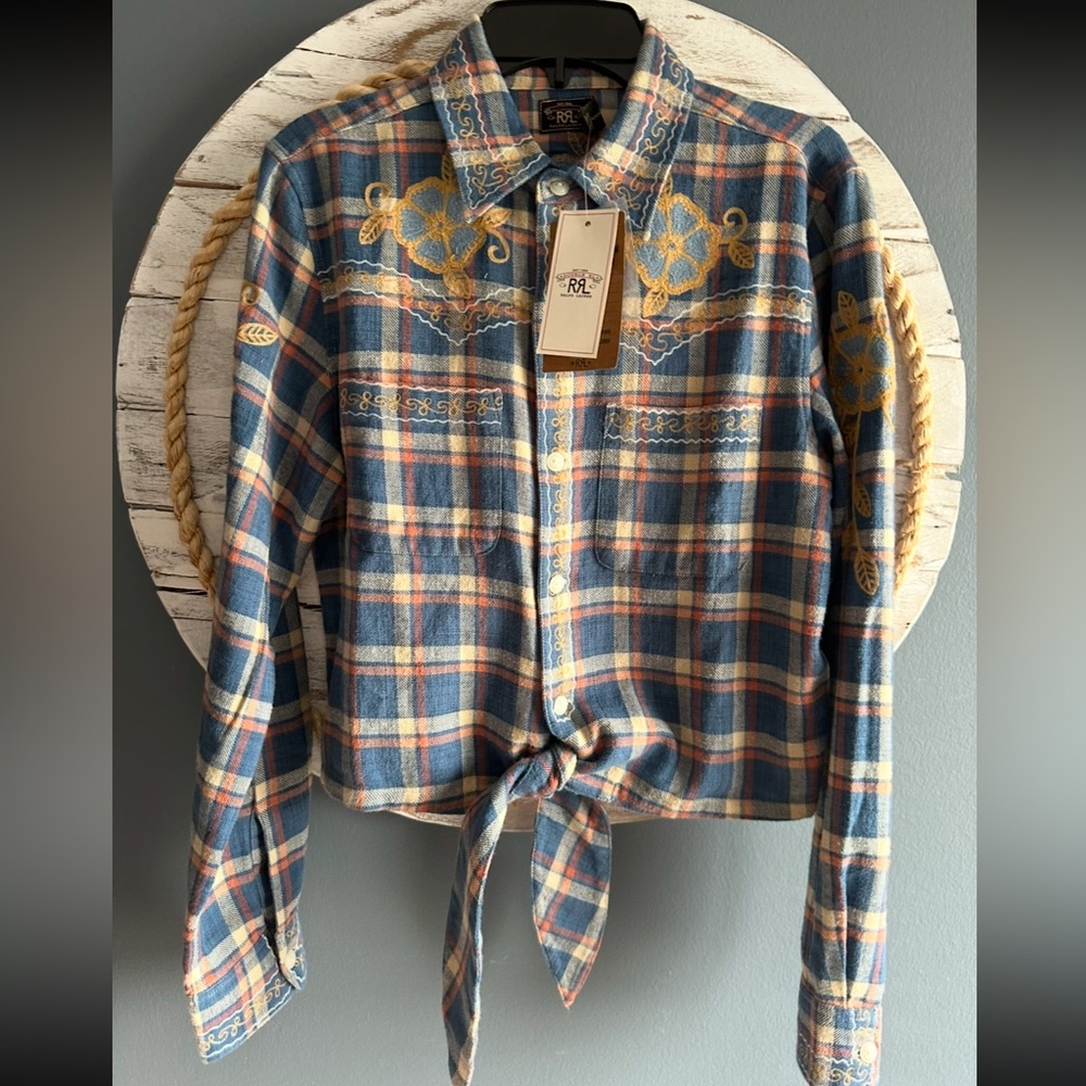 RRL Western Twill Shirt - Picture 6 of 12